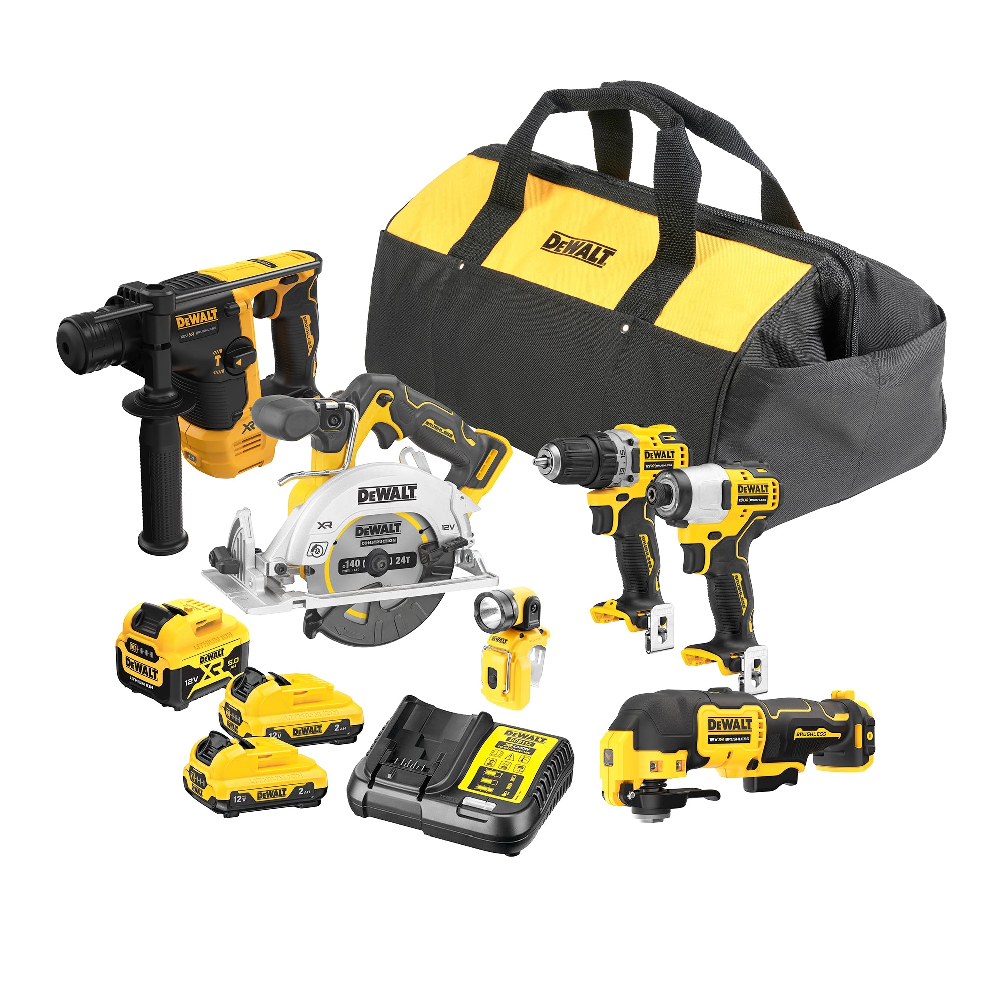 Kit Dewalt DCK611P1D2 12V 5Ah