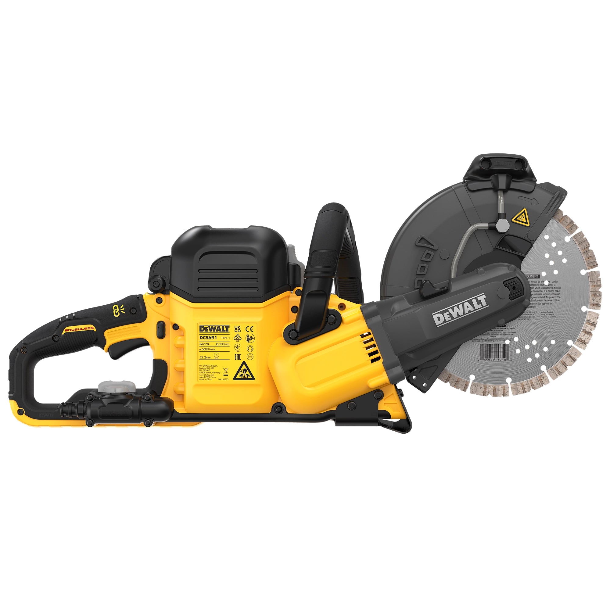 Mototroncatrice Dewalt DCS691X2-QW 54V 9Ah