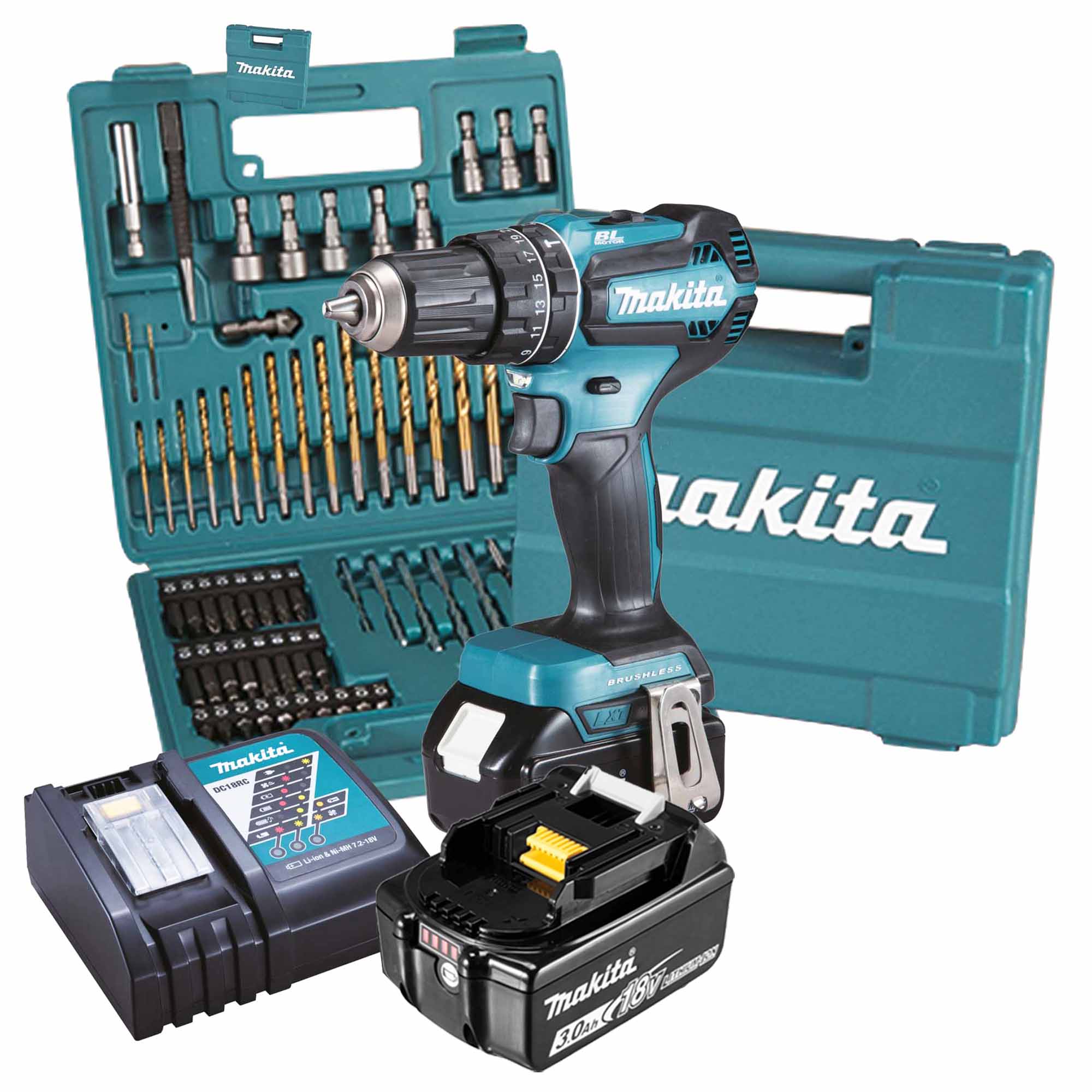 Set Elettroutensili Makita DLX3541TJ 18V 3Ah