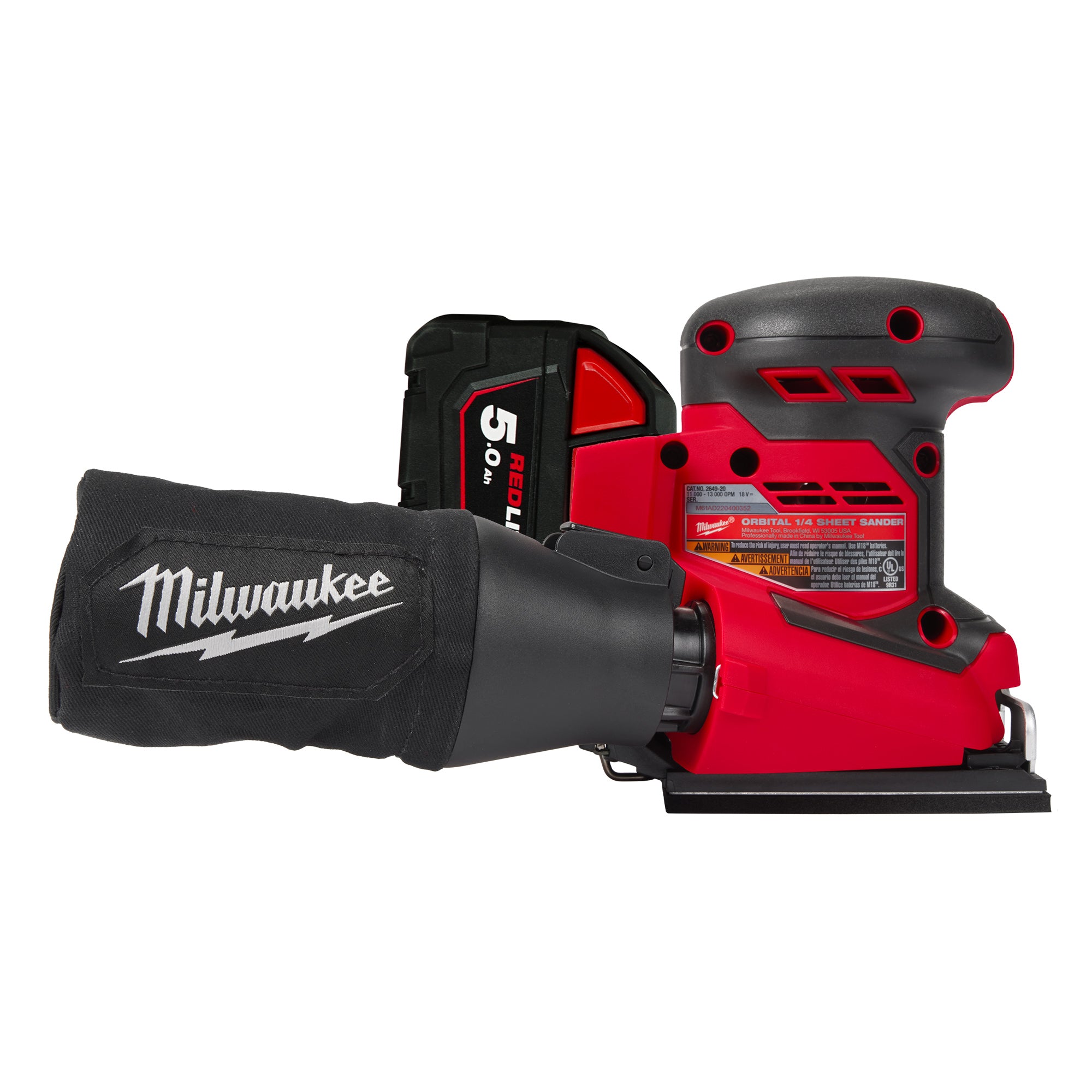 Levigatrice Milwaukee M18 BQSS-502B