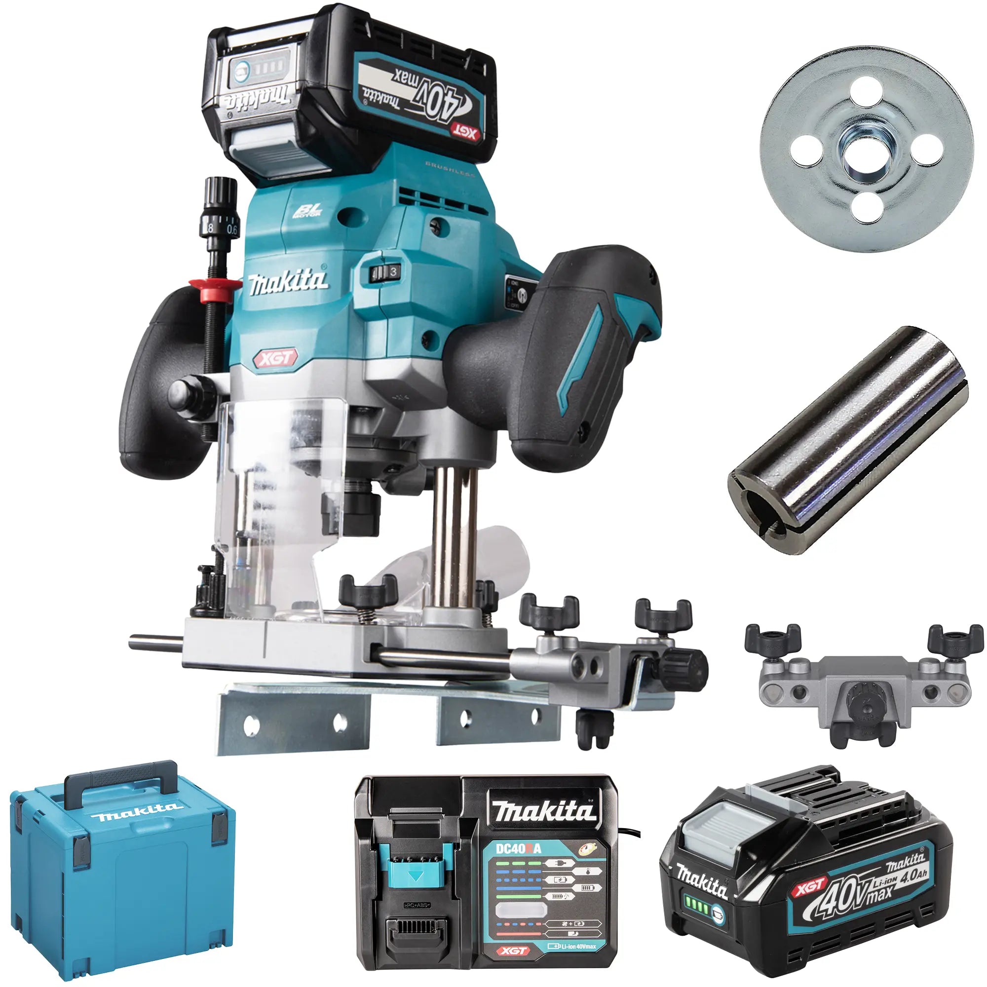 Makita RP001GM201 40V 4Ah Vertical Milling Machine