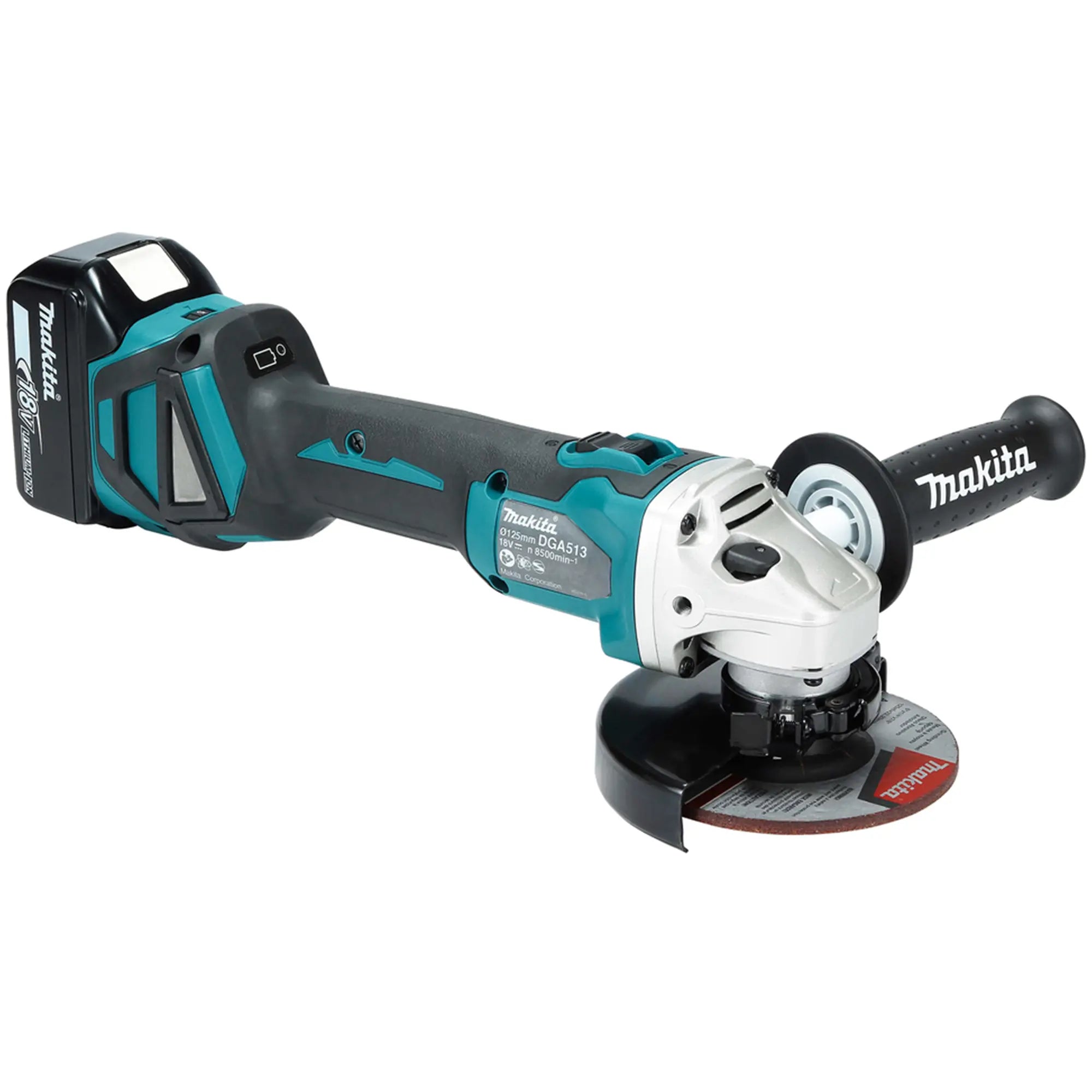 Smerigliatrice Makita DGA513RTJ 18V 5Ah