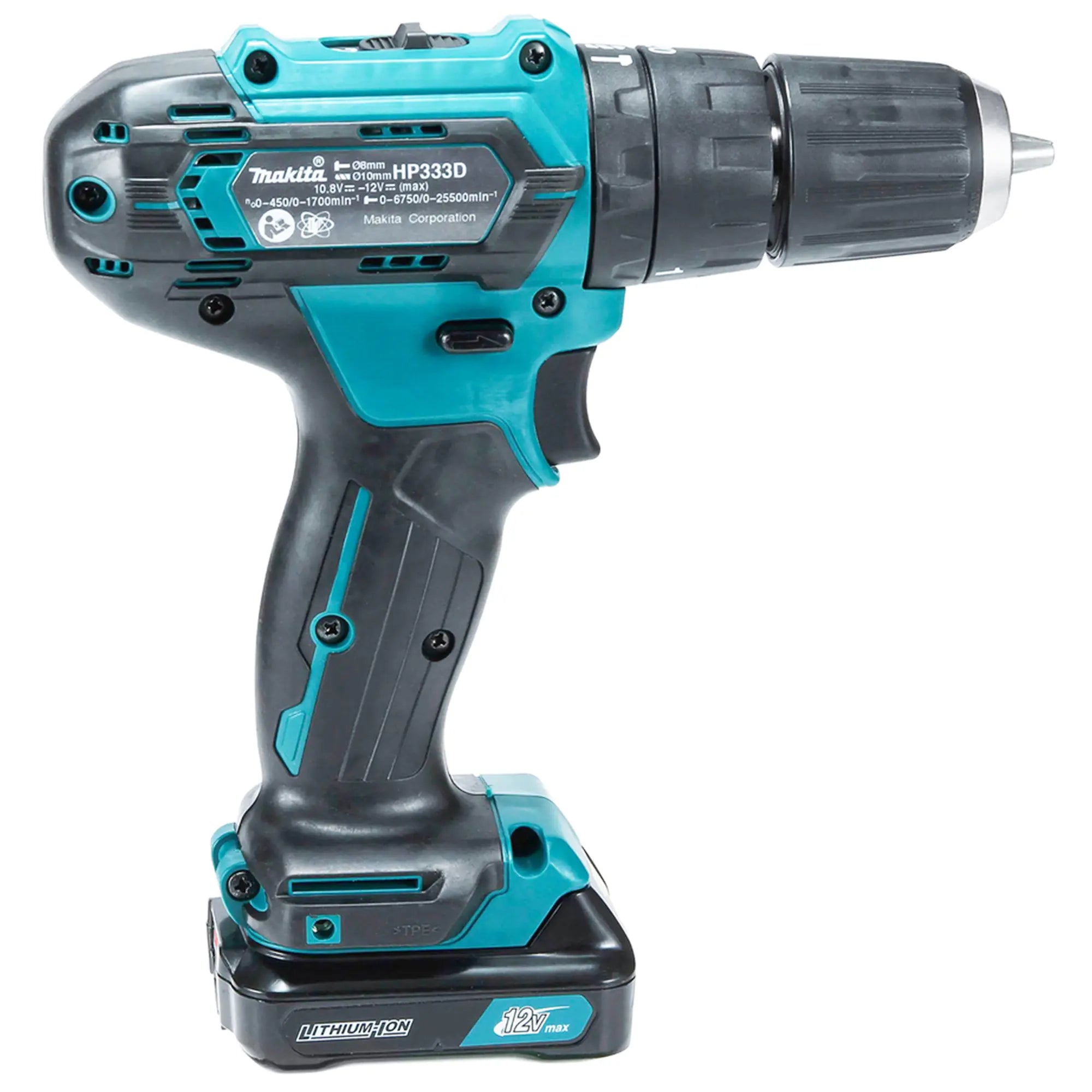 Trapano Percussione Makita HP333DSAX1 12V 2Ah