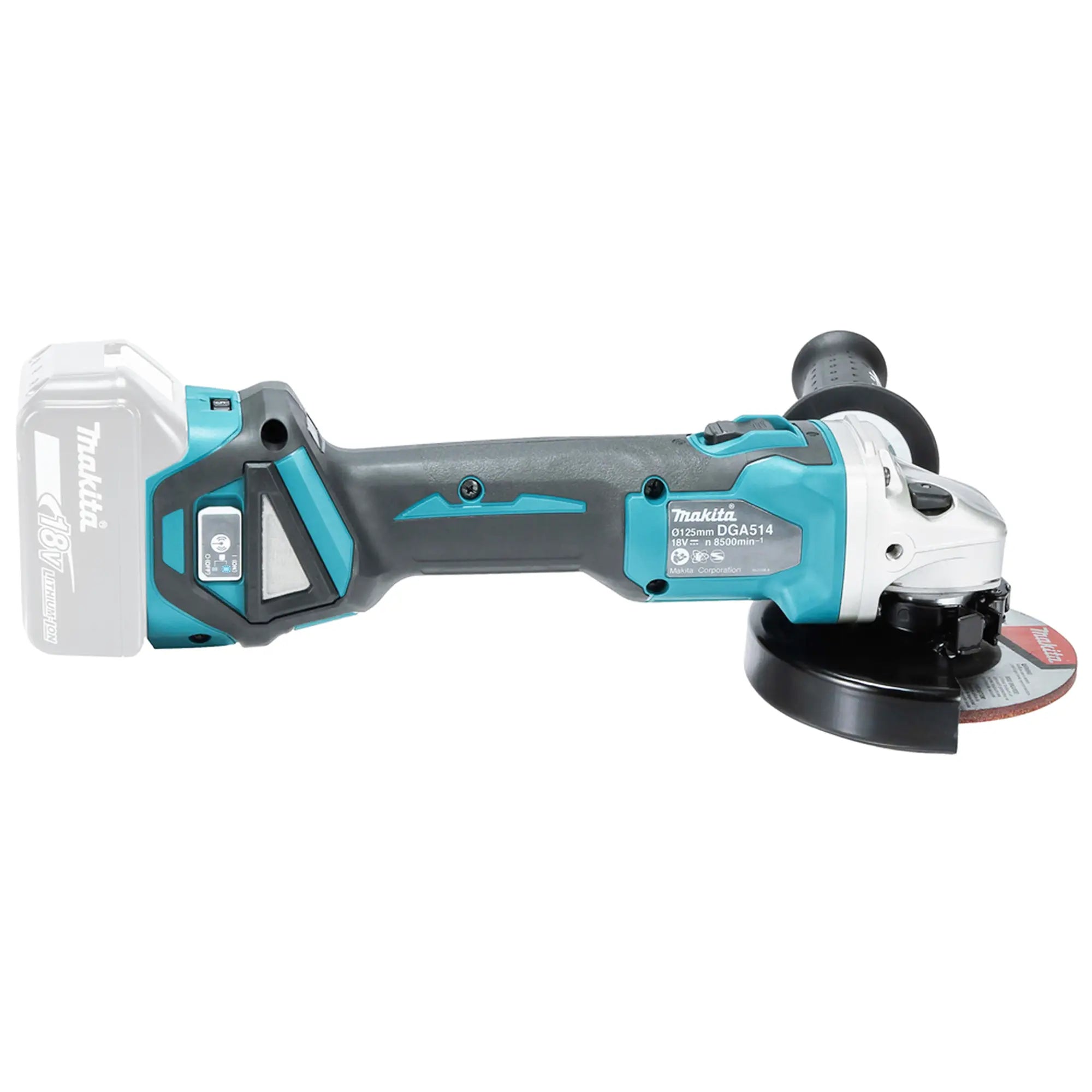 Smerigliatrice Makita DGA514ZJU 18V