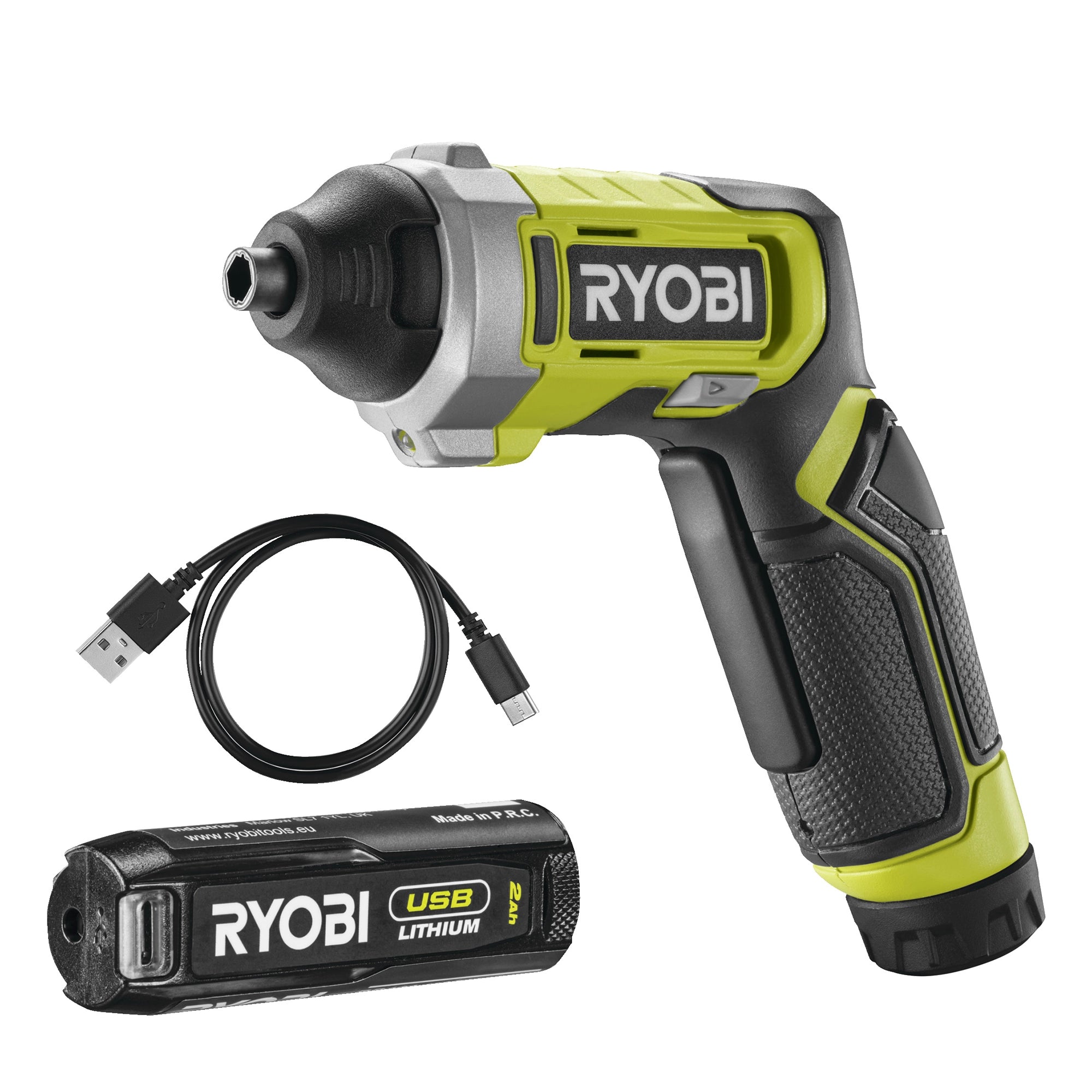 Ergonomic screwdriver Ryobi RSD4-120T 4V 2Ah