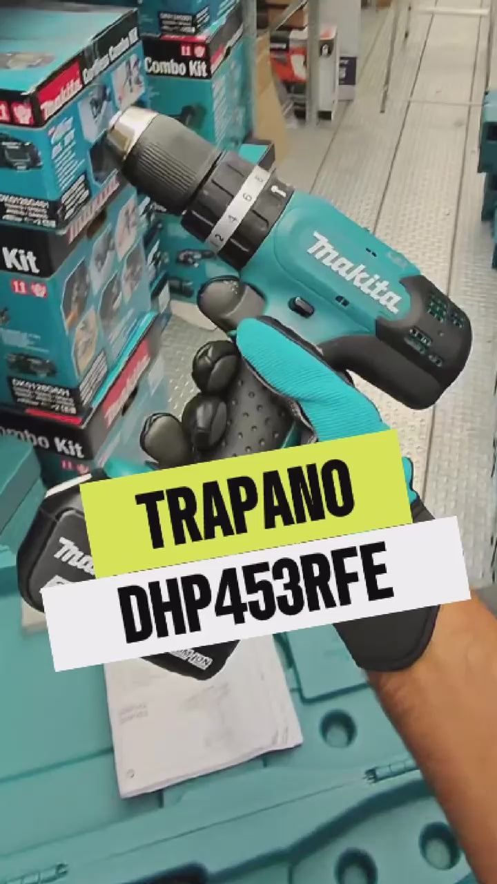 Trapano a percussione Makita DHP453RFE 18V 3Ah