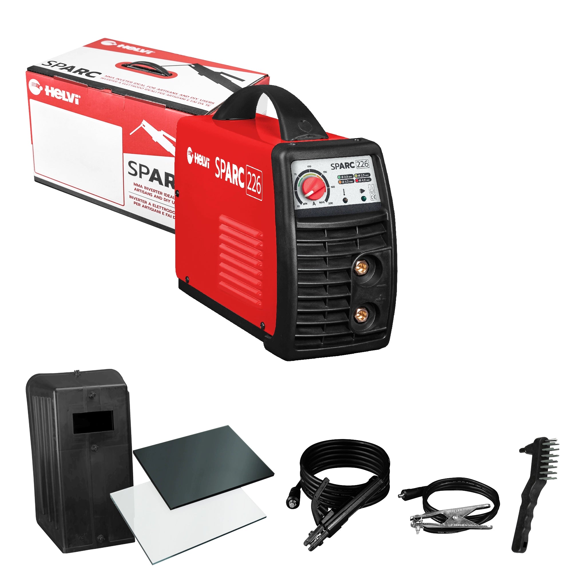 Saldatrice inverter Helvi Sparc 226 + Kit