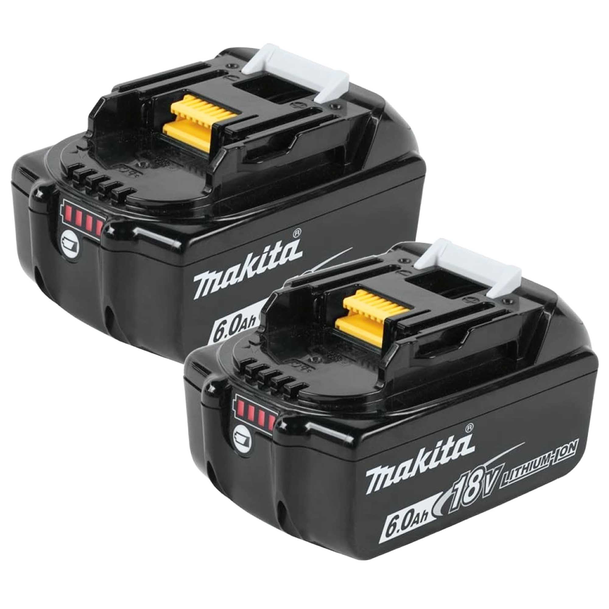 Twin Pack Makita 2xBL1860 18V 6Ah