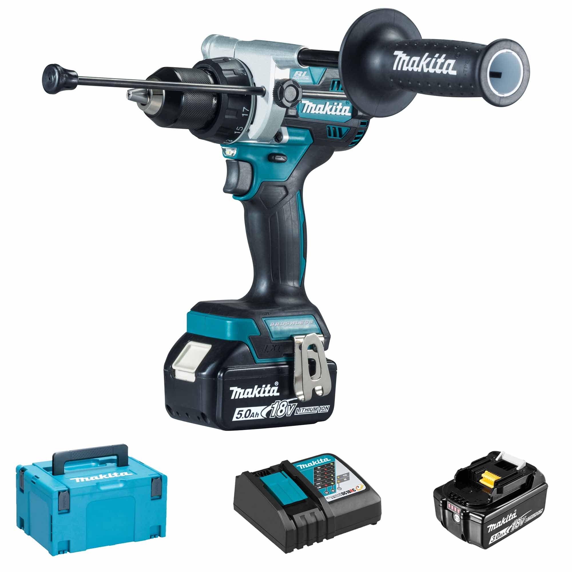 Trapano Avvitatore Makita DHP486RTJ 18V 5Ah