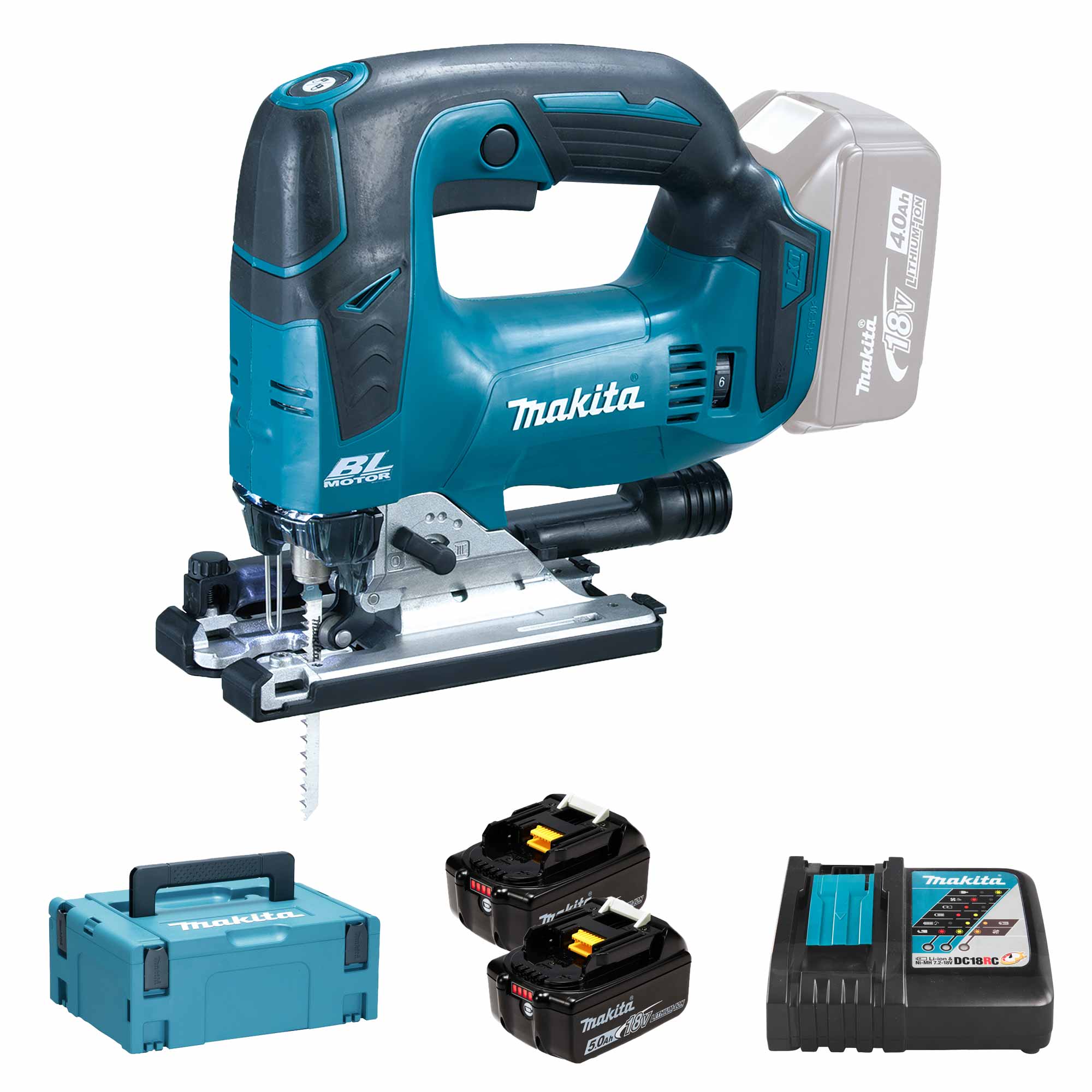 Seghetto Alternativo Makita DJV182RTJ 18V 5Ah