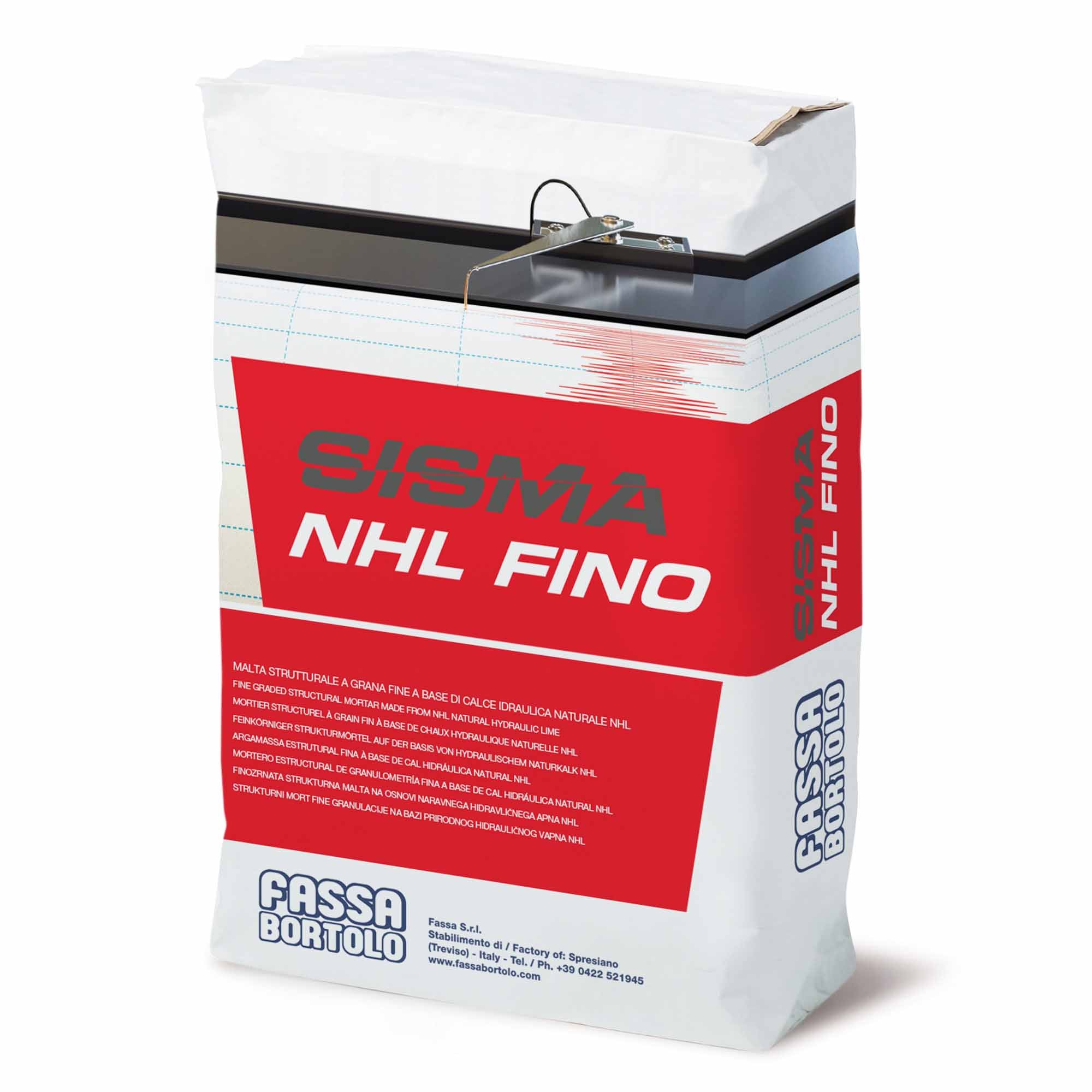 Malta strutturale Fassa Sisma NHL Fino 25kg