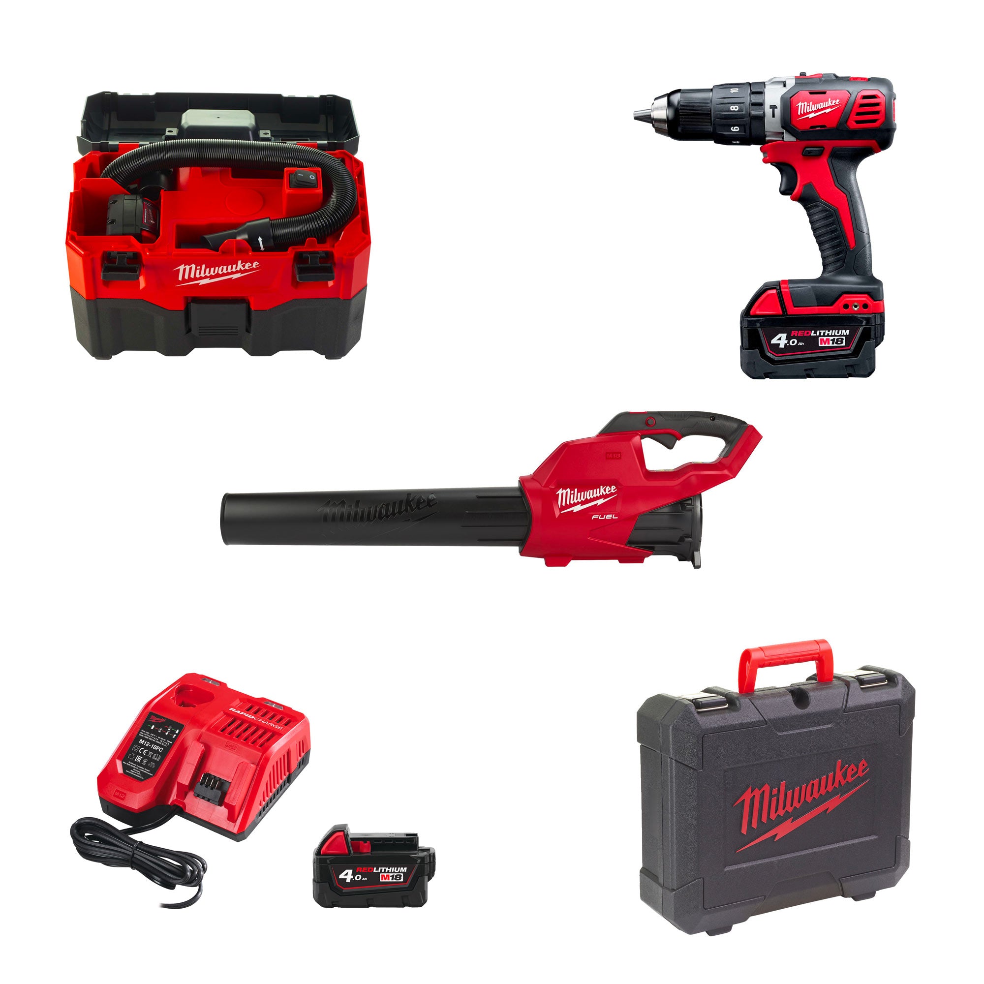 Kit Milwaukee M18 BPDVFB3A-402X 18V 4Ah